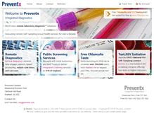 Tablet Screenshot of preventx.com
